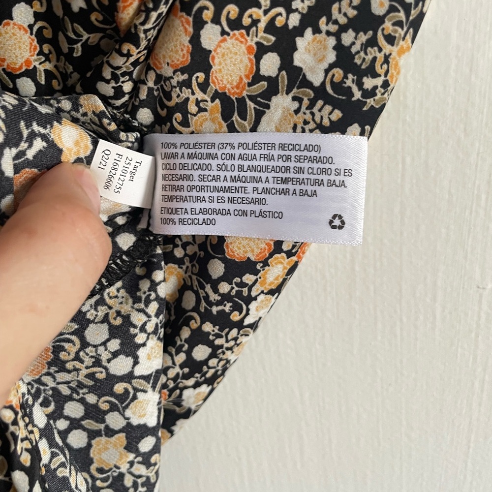 Nili Lotan X Target Floral Slip Dress Strap Dress. Pre-Owned. - Picture 9 of 9